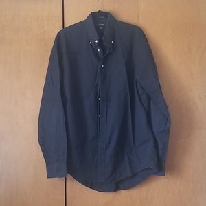 Black Lands End Dress Shirt